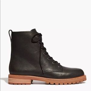 Madewell Clair Lace-up boot in leather